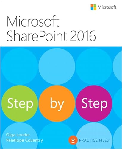Microsoft Sharepoint 2016 Step by Step von Microsoft Press